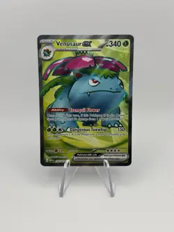 Pokemon Venusaur EX Holo Ultra Rare TCG Card 182/165 Scarlet & Violet 151 - Image 1