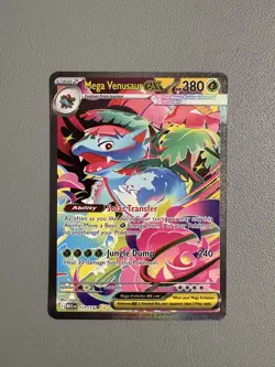 Mega Venusaur EX SIR 177/132 Mega Evolution English Pokemon TCG Near Mint Card - Image 1