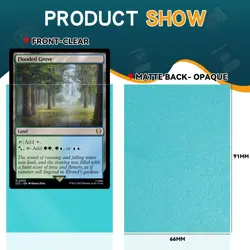 3 Colors Trading Card Sleeves，Plastic Card Sleeves Perfect Fit MTG Cards,TCG... - Image 3