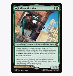 Miles Morales / Ultimate Spider-Man | Spider-Man (SPM) MTG Mythic Rare #108 |Reg - Image 1