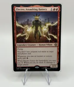 Electro, Assaulting Battery - Marvel's Spider-Man (SPM) - MTG Rare #76 | Regular - Image 3