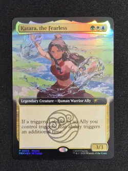 Magic The Gathering Avatar Katara The Fearless Promo Card SDCC 2025 MTG Foil - Image 1