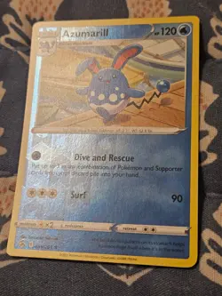Azumarill Reverse Holo Rare - 059/264 Fusion Strike Pokemon - Image 2