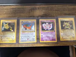 KIDS WB Presents POKEMON The First Movie 4 Great BLACK STAR PROMO SET cards 1999 - Image 2