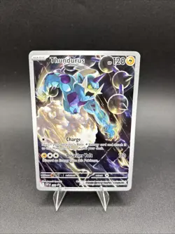 Thundurus Pokemon SVP 209 Full Art Illustration Rare Black Star Promo NM - Image 1