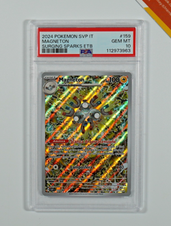 Pokemon PSA 10 Magneton #159 Scintille Folgoranti SVP Promo 2024 Italiano - Image 1