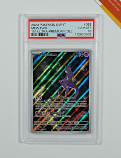 Pokemon PSA 10 Mewtwo #052 151 Ultra Premium Collection Promo 2023 Italiano - Image 1