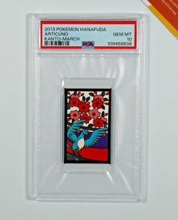 Pokemon PSA 10 Articuno Pokemon Hanafuda-Kanto March 2013 Japanese - Image 1