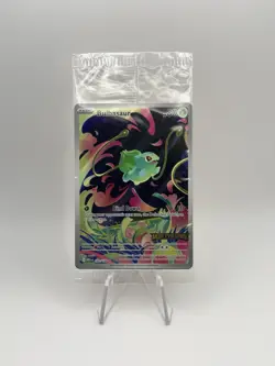 Pokemon Mega Evolution Bulbasaur 133/132 Stamped Promo Illustration SEALED - Image 1