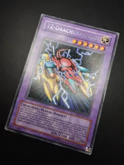 YUGIOH 2005 | YZ-TANK DRAGON | DR1-DE109 | GERMAN | RARE | VG - GOOD (PLAYED) - Image 3