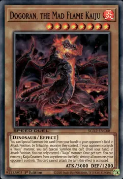 Dogoran, The Mad Flame Kaiju - 1st Edition SGX2-ENC08 - NM - YuGiOh - Image 1