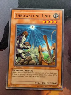 Throwstone Unit - LOD-017 - Common - 1st Edition - YuGiOh - Very Light Play - Image 1