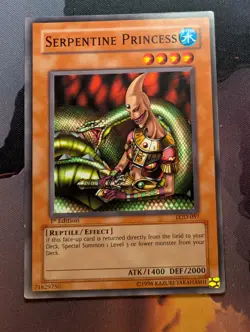 Serpentine Princess - LOD-057 - Common - 1st Edition - YuGiOh - Very Light Play - Image 1