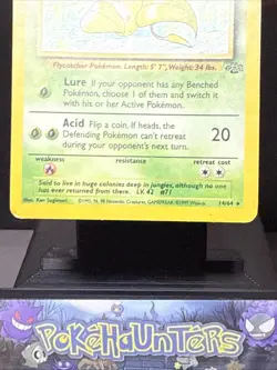 Pokemon Card Victreebel 14/64 Holo Rare Jungle Set WOTC Played - Image 3