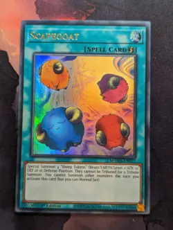 Scapegoat MAMA-EN077 Ultra Rare 1st Edition YuGiOh TCG Card NM - Image 1