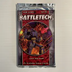 VINTAGE 1996 BATTLETECH - Trading Card Game - 15 Card Expansion Pack - WOC 6305 - Image 1