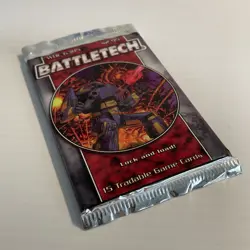 VINTAGE 1996 BATTLETECH - Trading Card Game - 15 Card Expansion Pack - WOC 6305 - Image 3