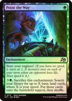 Point the Way 175 Foil NM MTG Aetherdrift Magic - Image 1