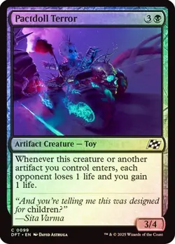 Pactdoll Terror 99 Foil NM MTG Aetherdrift Magic - Image 1