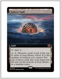 1x Fomori Vault, Extended Art, Outlaws of Thunder Junction, NM - Image 1