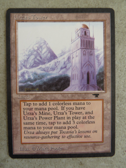 Magic: The Gathering (MTG): Antiquities - Urza's Tower (Mountains) - Image 1