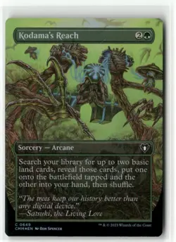 Kodama's Reach Borderless FOIL - Commander Masters MTG NM - Image 1