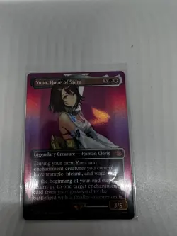 BRAND NEW Yuna, Hope of Spira (Borderless) Regular Foil | Final Fantasy - Image 2