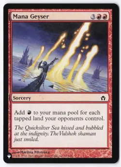 Mana Geyser C The List Reprints 75/165 NM - Image 1