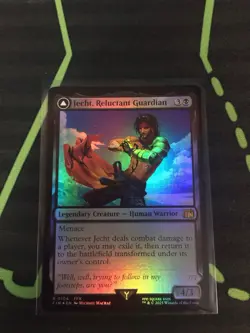 MTG Magic The Gathering Jecht, Reluctant Guardian Foil FIN Rare Final Fantasy - Image 1