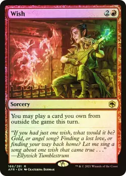 Foil Wish [Adventures in the Forgotten Realms] MTG - Image 1