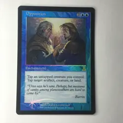 MTG FOIL Urza's Destiny Rare Opposition (1999) #40 of 143 Excellent Condition - Image 1