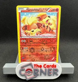 Growlithe RC4/RC25 Pokemon Legendary Treasures Radiant Collection MP - Image 1