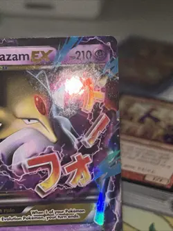 Pokemon M Alakazam EX Holo Ultra Rare TCG Card 26/124 XY Fates Collide - Image 3