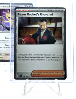 Team Rocket's Giovanni 174/182 & Meowth 149/182 Cosmos Holo Promo Set - MINT+ - Image 4