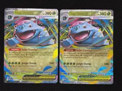 Pokemon TCG MEGA VENUSAUR EX 003/132 Mega Evolution Double Rare Lot x2 - Image 1