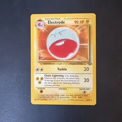 Pokemon TCG Electrode Jungle Non Holo Rare Vintage WotC Card - Image 1