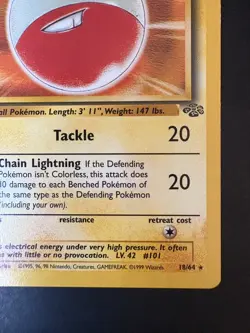 Pokemon TCG Electrode Jungle Non Holo Rare Vintage WotC Card - Image 5