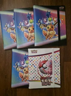 Pokemon TCG: Scarlet & Violet-151 Binder And 4x Primsatic Binders - Image 1