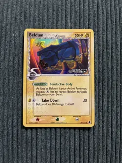 Beldum 59/113 EX Delta Species Reverse Holo Stamped Pokemon Card TCG - Image 1