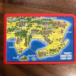 Charizard Blastoise Venusaur 3 Lot Pokemon Town Map Carddass Nintendo Japan #slo - Image 4