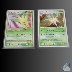 Leafeon LV.X & Leafeon Holo Rare 2 Card Lot Japanese Pokemon Card DP Series #slo - Image 1