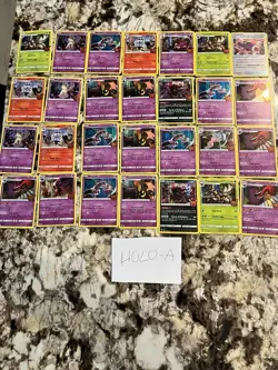 Pokemon Card Lot Hologram Holo Foil Cards Rare Darkrai Mewtwo Gengar Dark Poison - Image 1