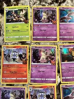 Pokemon Card Lot Hologram Holo Foil Cards Rare Darkrai Mewtwo Gengar Dark Poison - Image 3