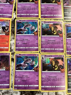 Pokemon Card Lot Hologram Holo Foil Cards Rare Darkrai Mewtwo Gengar Dark Poison - Image 5