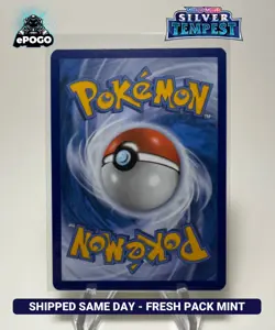 Alolan Vulpix V 033/195 Ultra Rare Pokemon TCG Silver Tempest MINT SHIPPED TODAY - Image 2