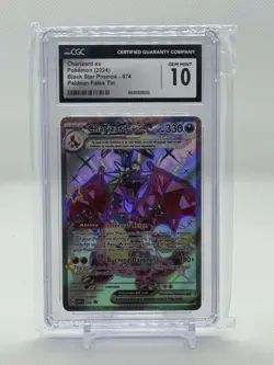 Pokemon Charizard EX Black Star Promos 74 CGC 10 Gem Mint. - Image 1