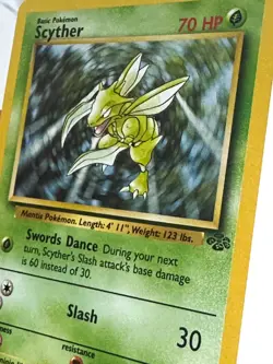 Scyther 26/64 Pokemon Card TCG Jungle Unlimited Non Holo Rare HP - Image 5
