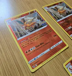 Pokemon TCG x3 Charizard Pokemon Go Reverse Holo Rare 010/078 NM/LP - Image 2