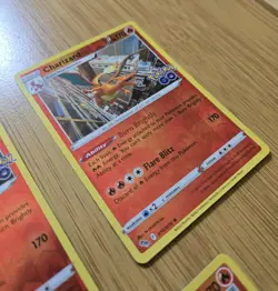 Pokemon TCG x3 Charizard Pokemon Go Reverse Holo Rare 010/078 NM/LP - Image 3