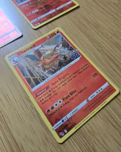 Pokemon TCG x3 Charizard Pokemon Go Reverse Holo Rare 010/078 NM/LP - Image 4